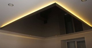 Натяжной потолок с подсветкой Костомукша, цена от 2142 руб.